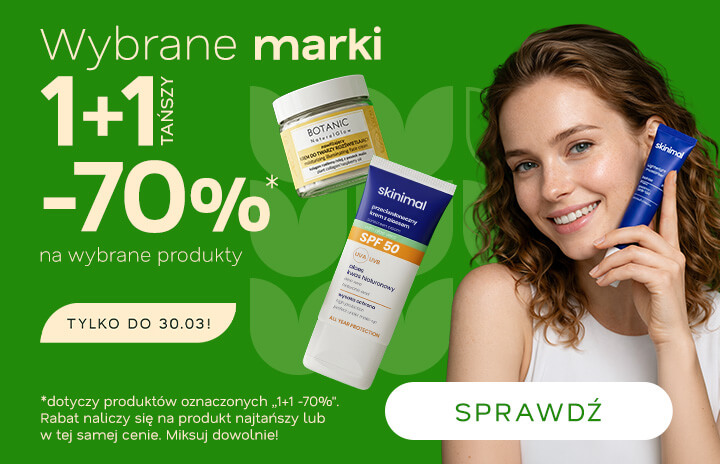 Wybrane marki 1+1 -70%