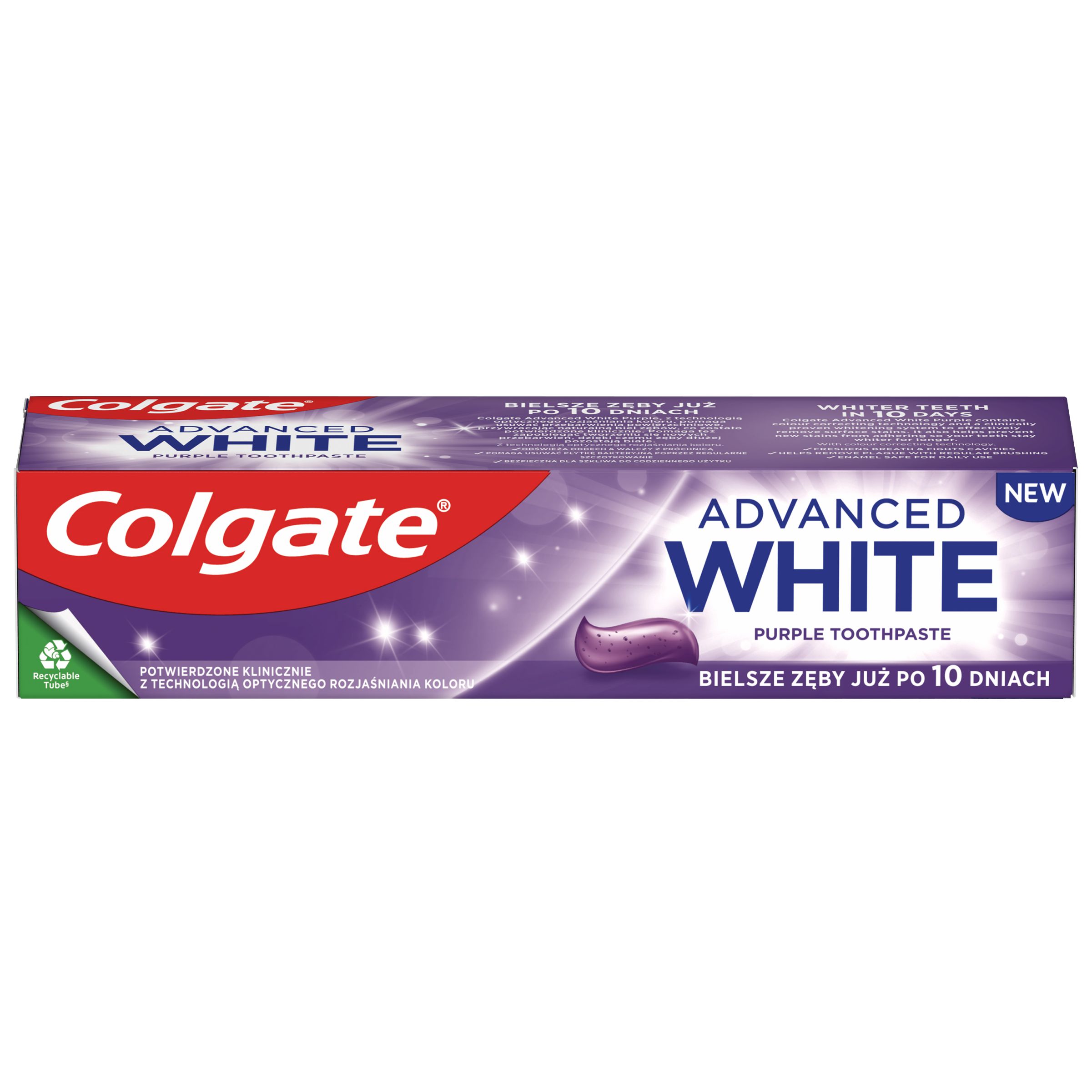 Colgate  pasta do zębów Advanced White Purple 75ml