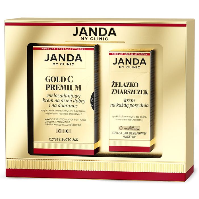 Janda Zestaw MY CLINIC żelazko zmarszczek + krem wielozadaniowy X24 main product photo