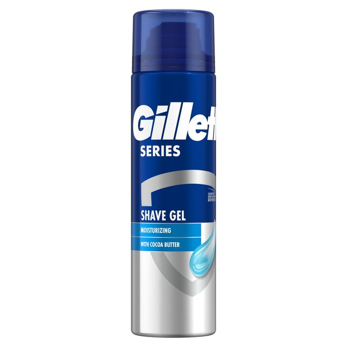 Gillette Series Nawilżający żel do golenia z masłem kakaowym, 200 ml main product photo