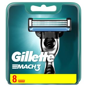 Gillette Mach3 Ostrza wymienne do maszynki golenia dla mężczyzn, 8 sztuki