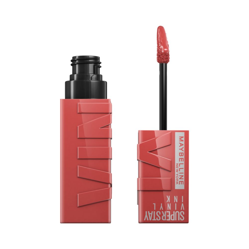 MAYBELLINE Maybelline Super Stay Vinyl Ink płynna pomadka winylowa do ust Peachy 15 4,2 ml — enthält Trihydroxystearin