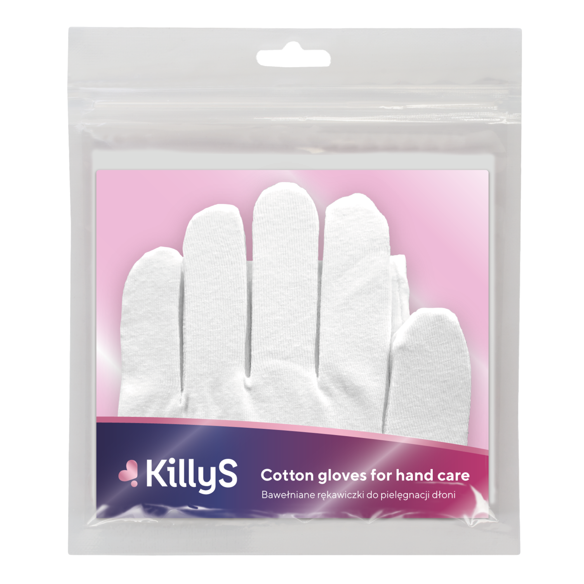 Killys bawełniane rękawiczki do pielęgnacji dłoni