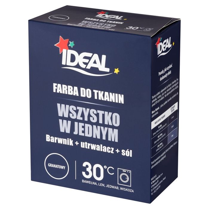 Ideal farba do tkanin granatowy 350 g main product photo