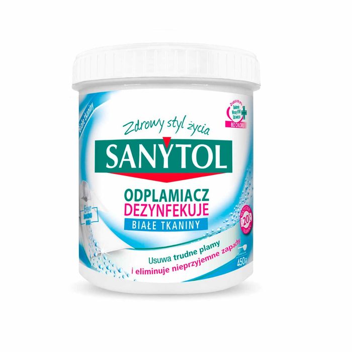 Sanytol Odplamiacz białe tkaniny 450 g main product photo