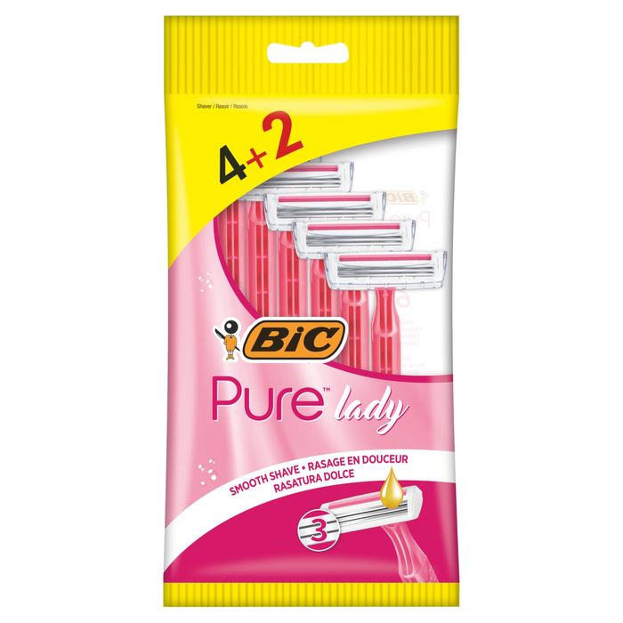BiC Pure Lady Jednoczęściowe maszynki do golenia 6 sztuk main product photo