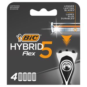 BIC Hybrid Flex 5 5-ostrzowe wkłady do maszynki golenia 4 sztuki