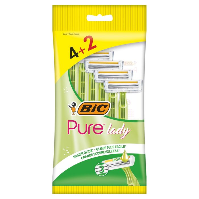 BiC Pure Lady Jednoczęściowe maszynki do golenia 6 sztuk main product photo