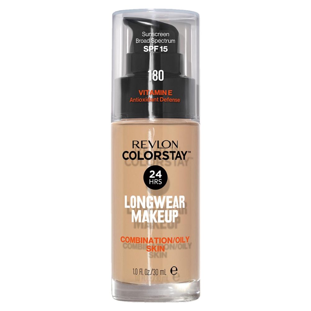 Revlon ColorStay Podkład Cera Tłusta i Mieszana 180 Sand Beige z pompką 30ML