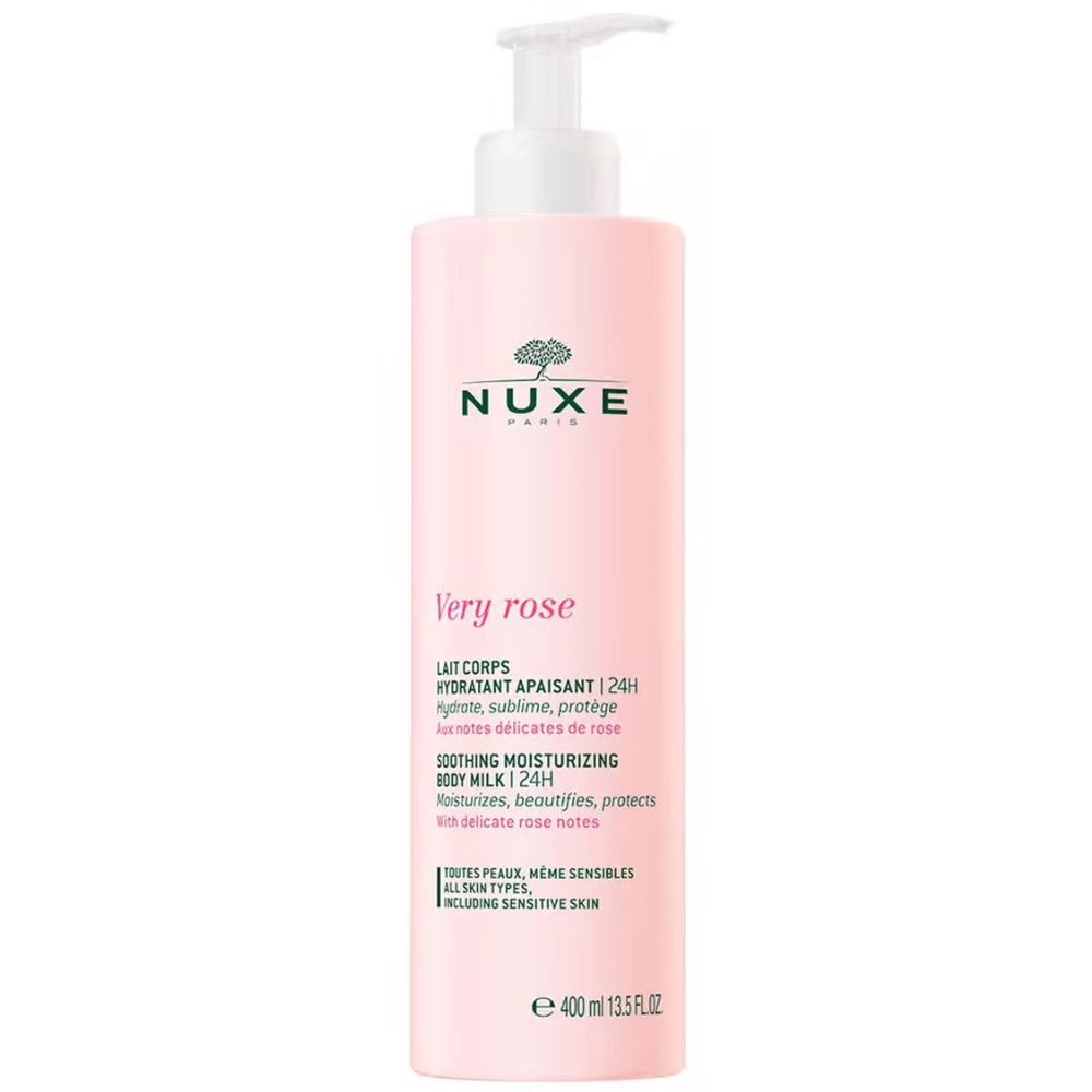 Nuxe Very Rose Soothing Moisturizing Body Milk Krem Do Ciała 400ml