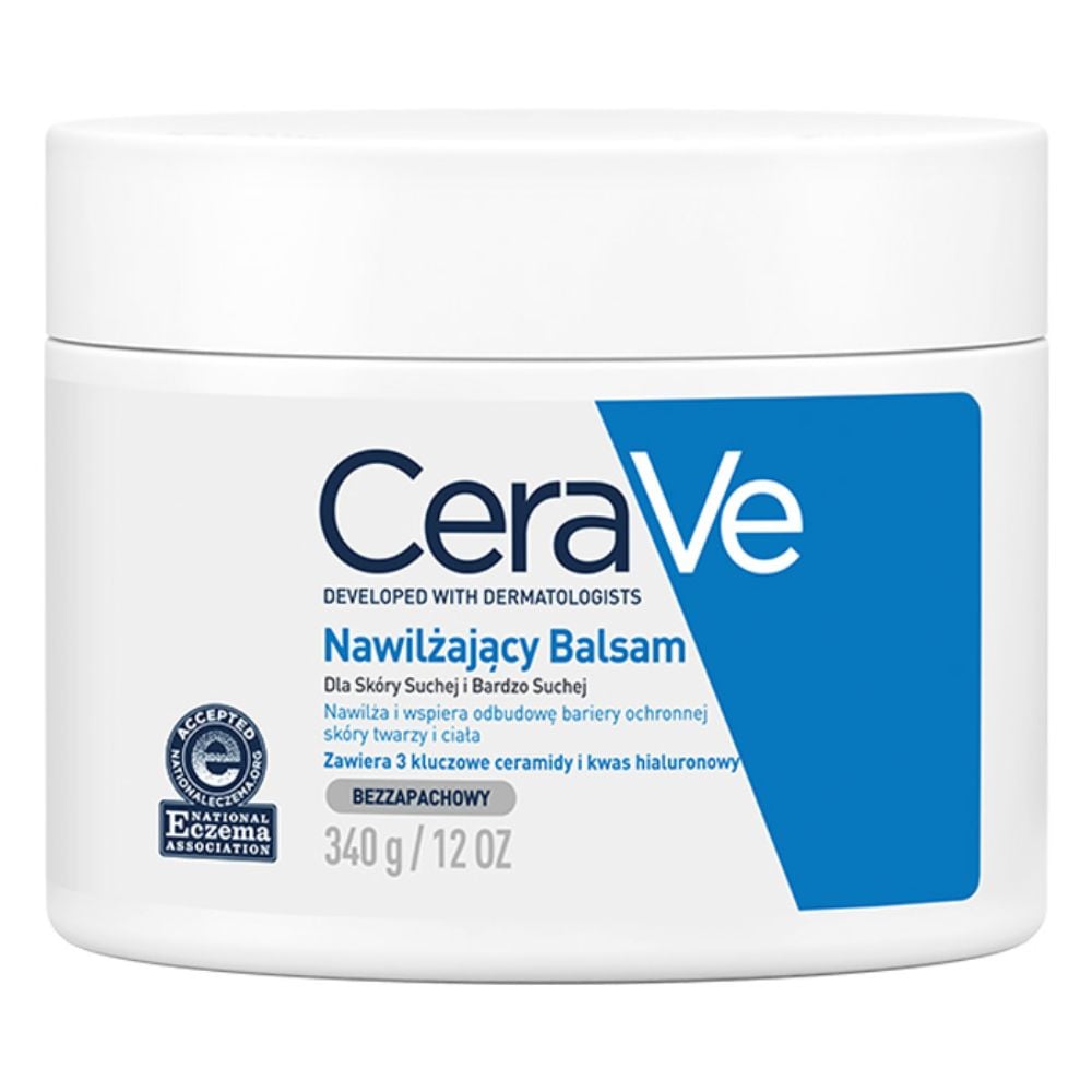 CeraVe Moisturizing Cream nawilżający balsam do bardzo suchej skóry 340g