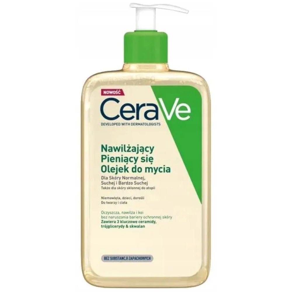 CeraVe Nawilżający olejek do mycia dla skóry normalnej, suchej i bardzo suchej 473ml