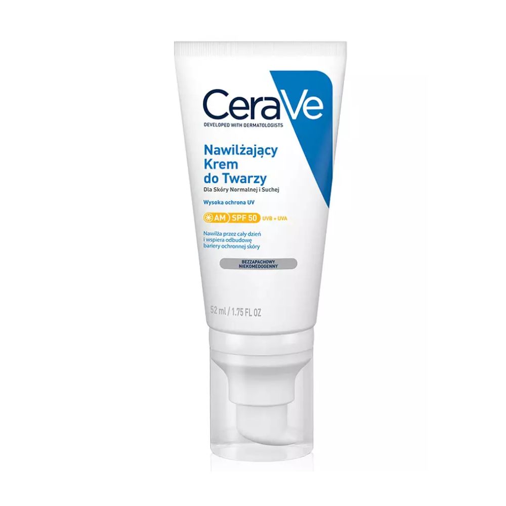 CeraVe Nawilżający krem do twarzy SPF 50 52 ml