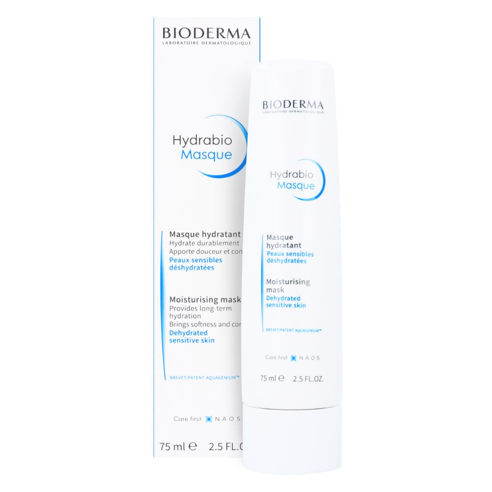 Bioderma Hydrabio Masque intensywnie nawilżająca maska do twarzy 75 ml