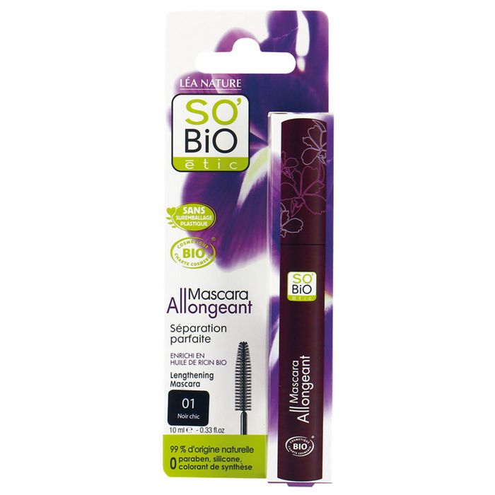 SO BIO ETIC MASCARA WYDLUZAJ. BLACK 10ML main product photo