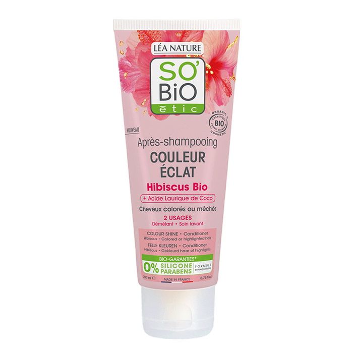 SO BIO ETIC ODZYWKA FARB. HIBISKUS 200ML main product photo