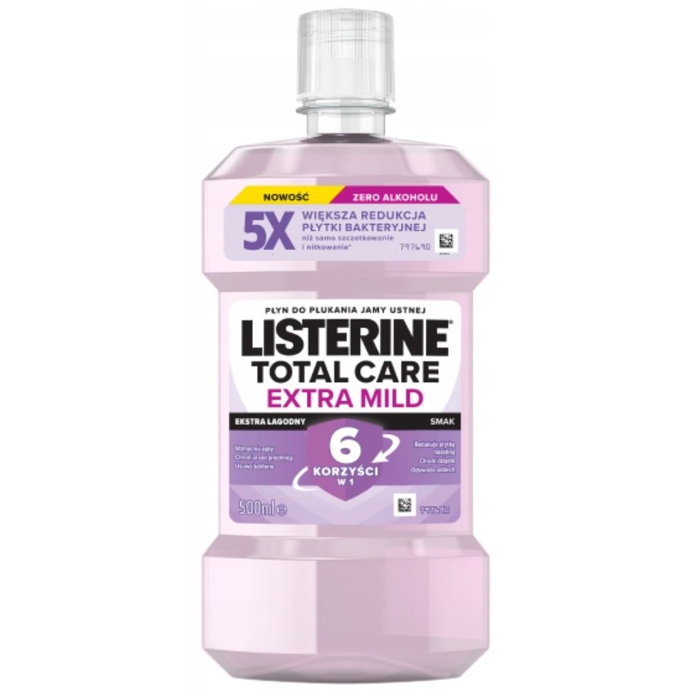 Listerine Total Care Extra Mild płyn do płukania 500 ml