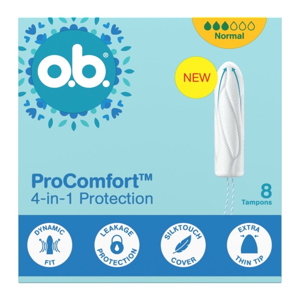O.B. Procomfort Normal tampony 8 sztuk