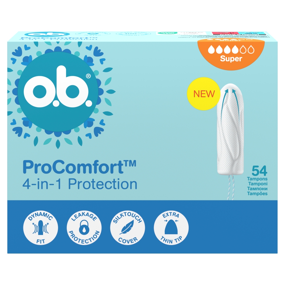 O.B. Procomfort Super tampony 54 sztuki