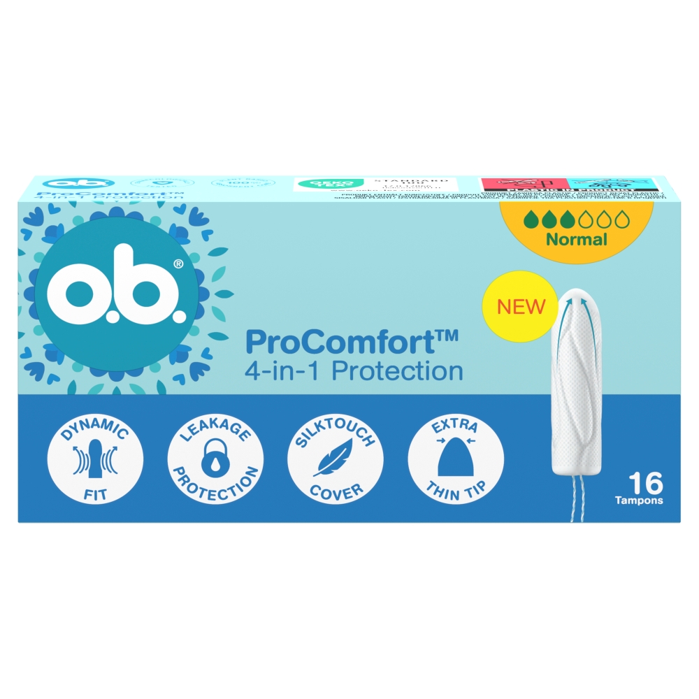 O.B. Procomfort Normal tampony 16 sztuk