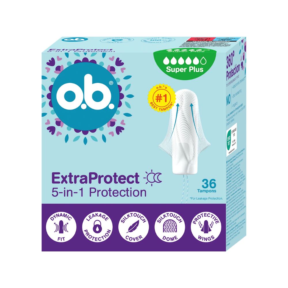 O.B. Extra Protect Super Plus tampony 36 sztuk