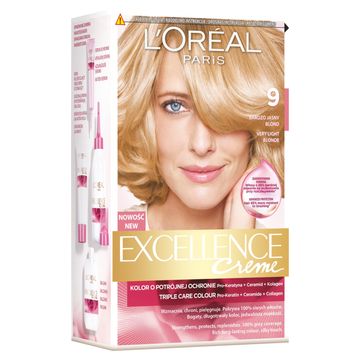 L'Oréal Paris Excellence Creme Farba do włosów 9 Bardzo jasny blond