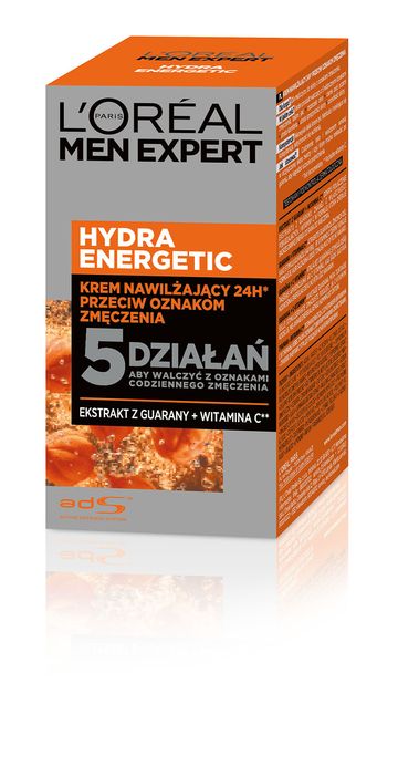 L'Oreal Paris Men Expert Hydra Energetic Krem nawilżający przeciw oznakom zmęczenia 50 ml