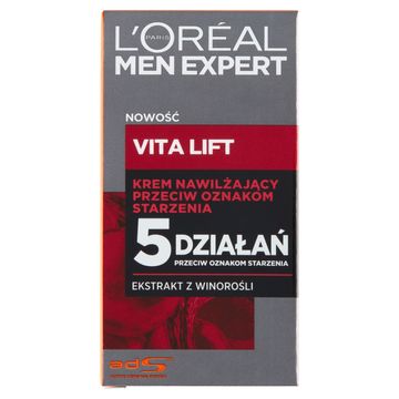 L'Oreal Paris Men Expert Vita Lift Krem nawilżający przeciw oznakom starzenia 50 ml