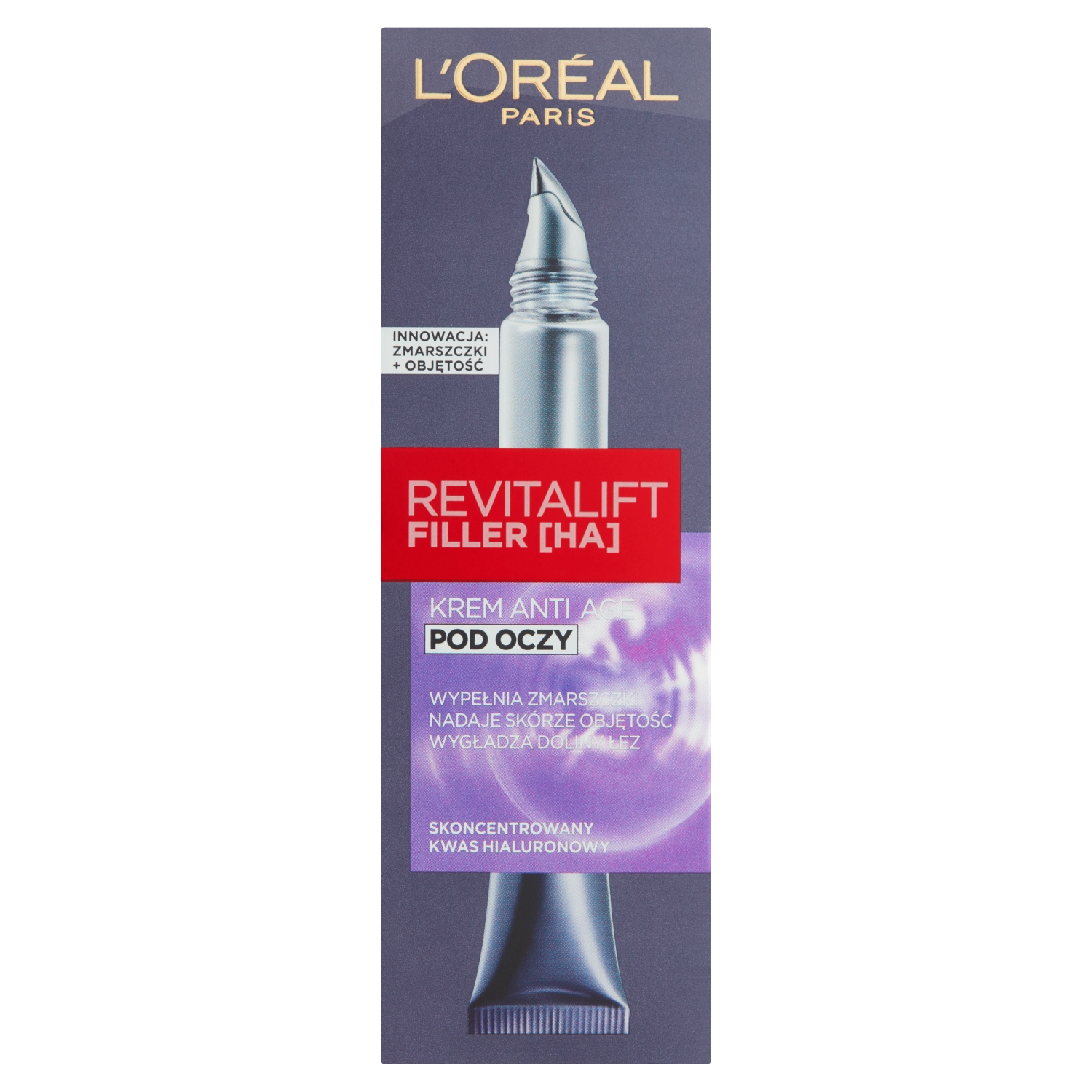 L'Oreal Paris Revitalift Filler HA Krem Anti Age pod oczy 15 ml