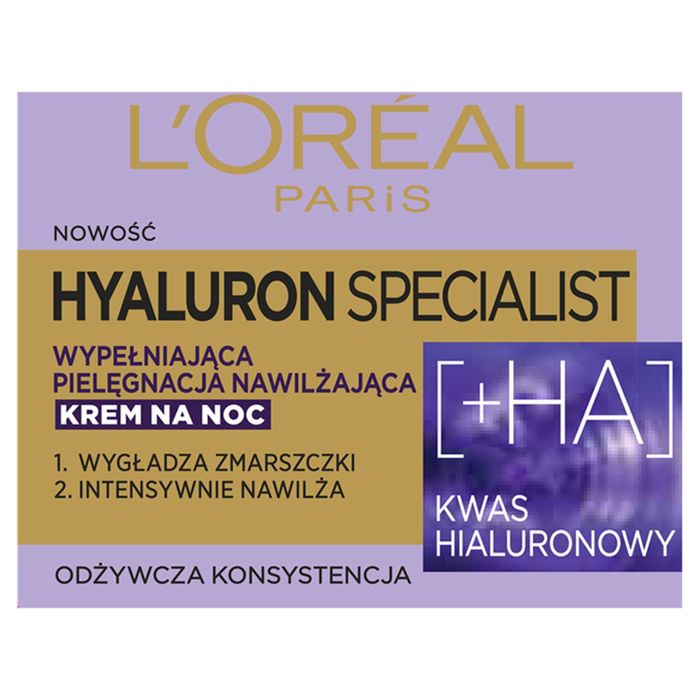 L'Oreal Paris Hyaluron Specialist Krem na noc 50 ml main product photo