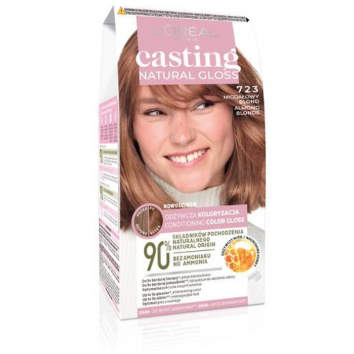 L'Oréal París Casting Natural Gloss Farba do włosów 723 Migdałowy blond main product photo