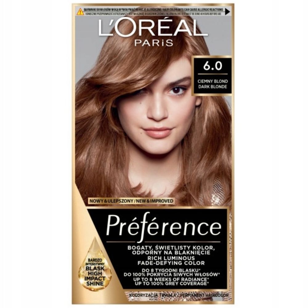 L'Oreal Preference 6 Ciemny Blond farba do włosów 1 szt.
