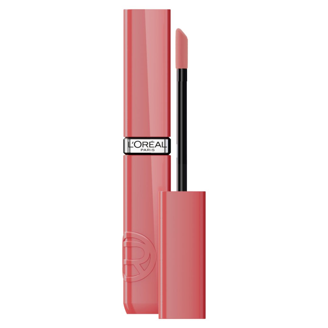 L'Oreal Paris pomadka do ust Infaillible Laque Resistance 600 Le Nu Rose 4,3 ml