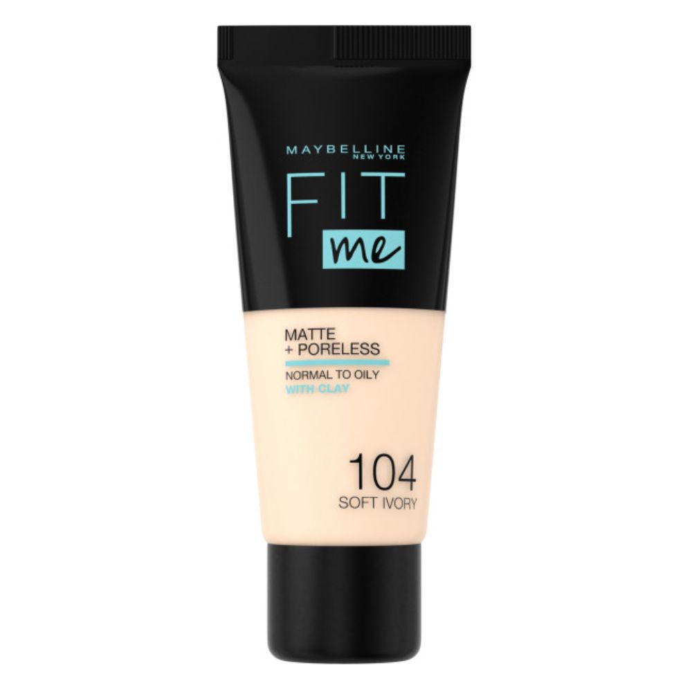 MAYBELLINE Maybelline Fit Me! Podkład matujący do twarzy Soft Ivory 104 30 ml — enthält Nylon-12