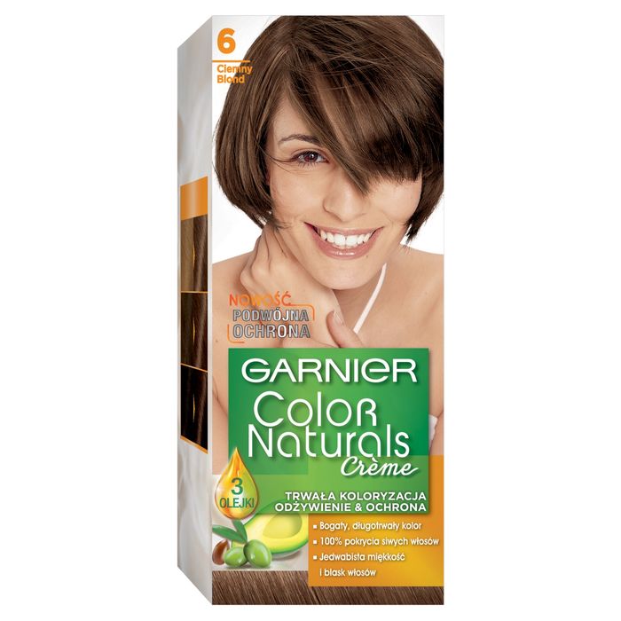 Garnier Color Naturals Creme Farba do włosów 6 Ciemny blond main product photo