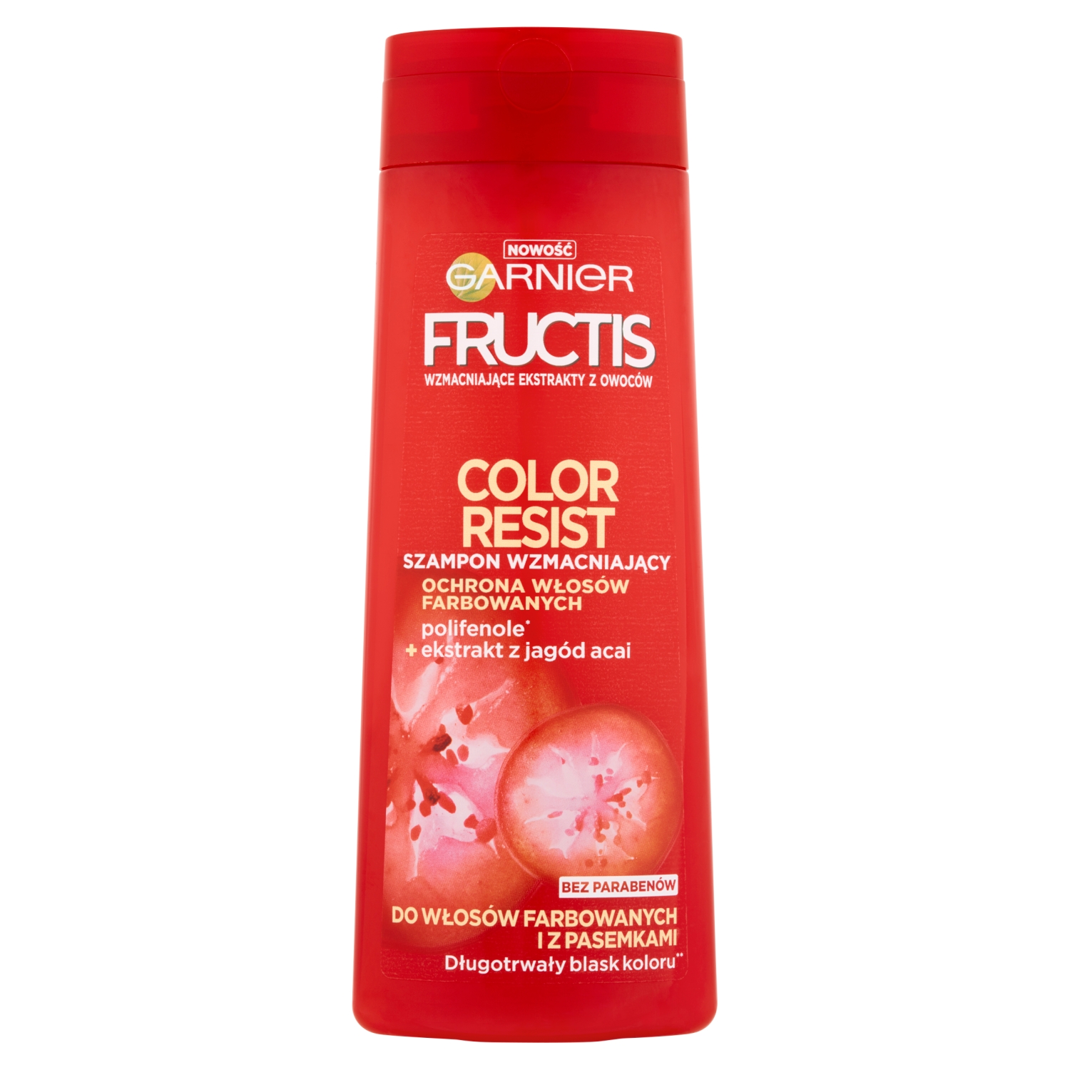 Garnier Fructis Color Resist Szampon wzmacniający do włosów farbowanych i z pasemkami 400 ml
