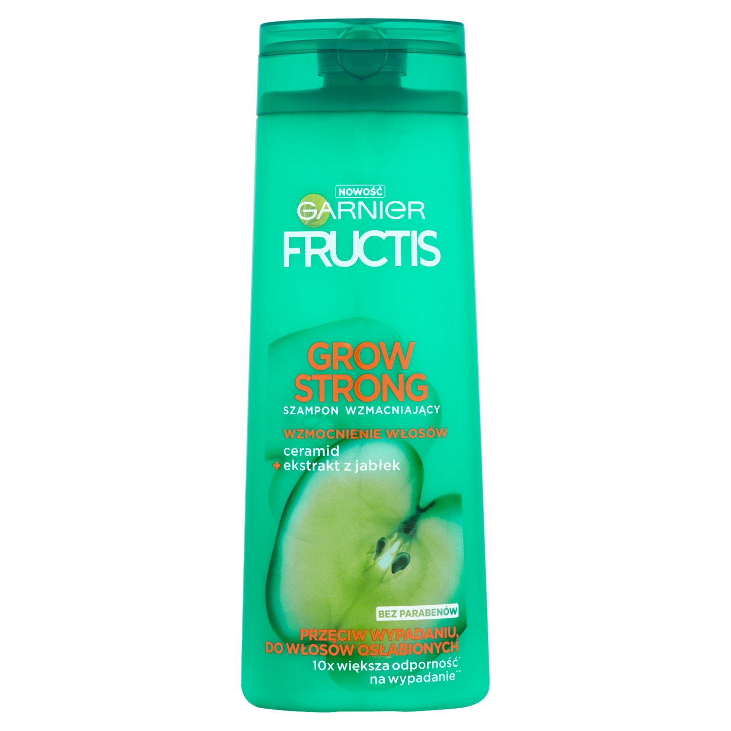 Garnier Fructis Grow Strong Szampon wzmacniający przeciw wypadaniu do włosów osłabionych 400 ml
