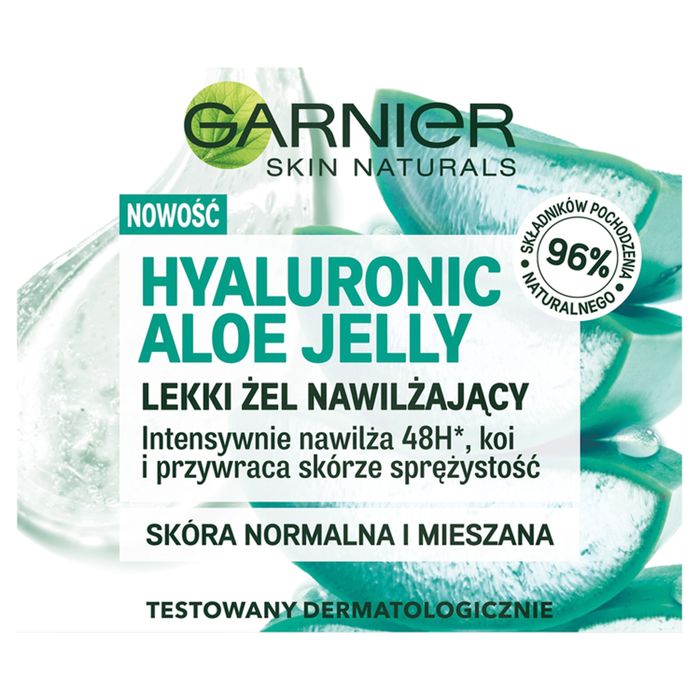 Garnier Hyaluronic Aloe Jelly Lekki żel nawilżający 50 ml main product photo