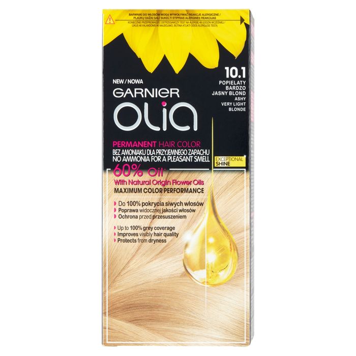 Garnier Olia Farba do włosów popielaty bardzo jasny blond 10.1 main product photo