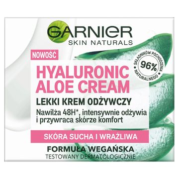 Garnier Hyaluronic Aloe Cream Lekki krem odżywczy 50 ml