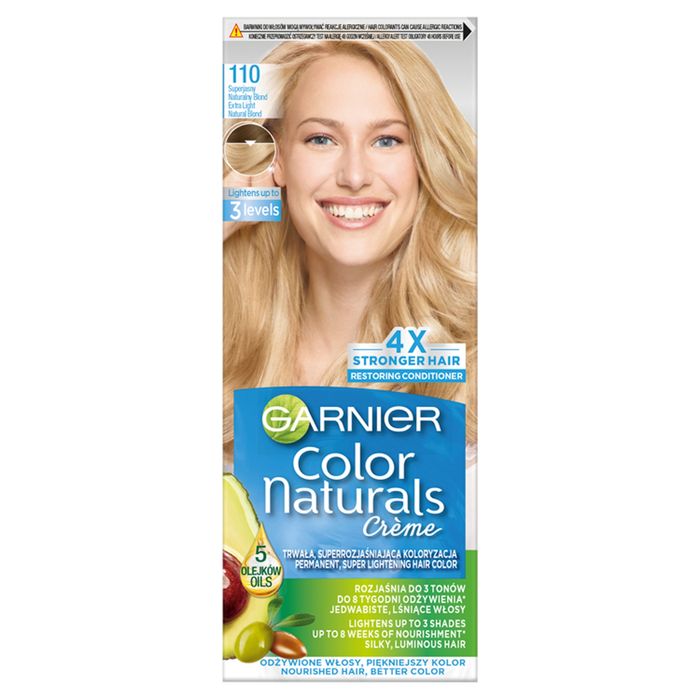 Garnier Color Naturals Crème Farba do włosów superjasny naturalny blond 110 main product photo