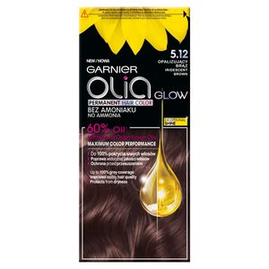 Garnier Olia Glow Farba do włosów opalizujący brąz 5.12