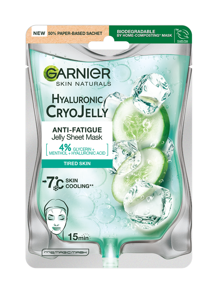 GARNIER HYALURONIC CRYO JELLY MASKA NA TKANINIE 27G main product photo