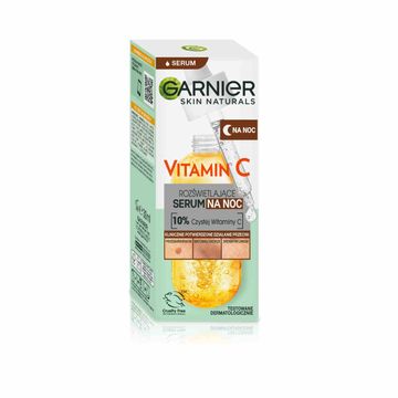 Garnier Skin Naturals Vitamin C Rozświetlające serum na noc 30 ml