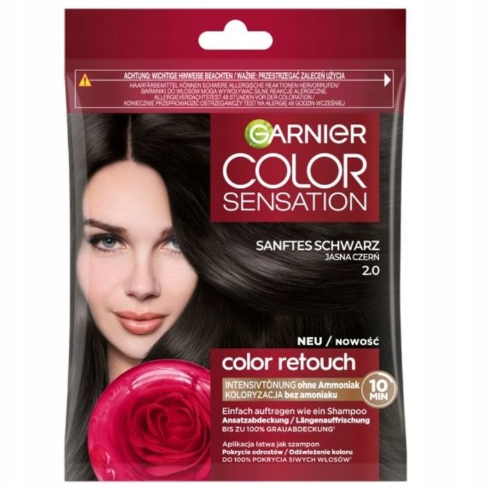 Garnier Color Retouch 2.0 Jasna Czerń szampon koloryzujący main product photo