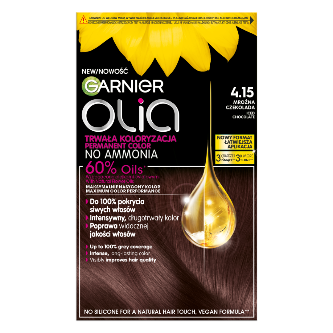 Garnier OLIA 4.15 Mroźna Czekolada