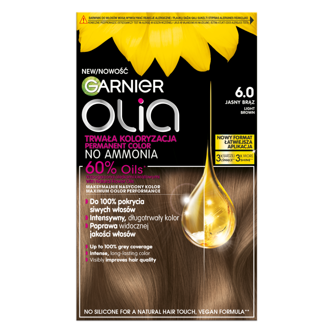 Garnier OLIA 6.0 Jasny Brąz