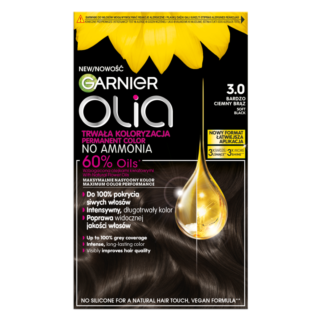 Garnier OLIA 3.0 Bardzo Ciemny Brąz