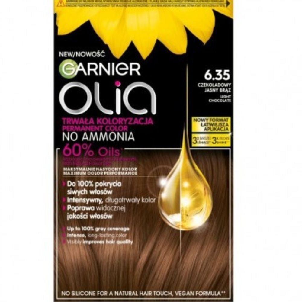 GARNIER OLIA 6.35 LIGHT CHOCOLATE