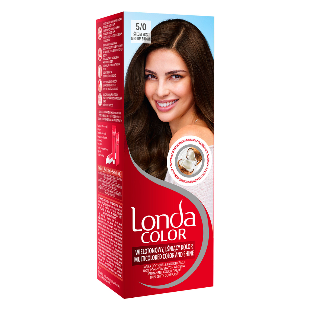 LONDA Color farba do włosów Średni Brąz 5/0
